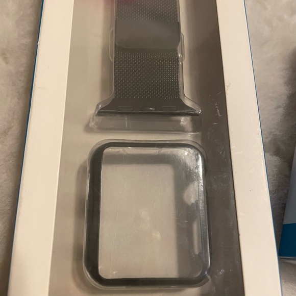 New 42MM Apple Mesh Watch Band, Matching Cover & Screen Protector - by WithIt - Picture 4 of 7